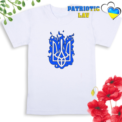 Футболки білі дитячі з гербами