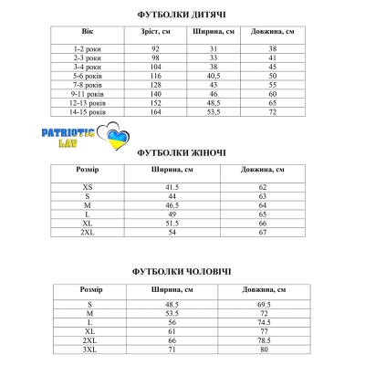 Футболка дитяча синя "руки та серце"