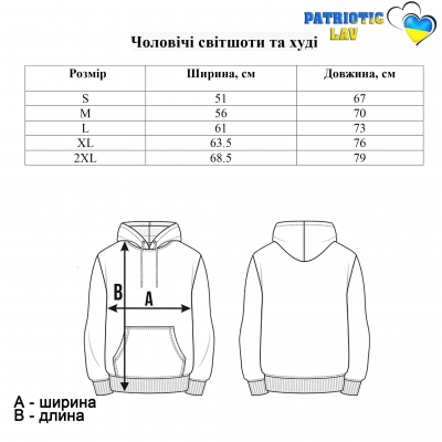 Худі чоловічий синій "жовто-блакитні кола та  I'm Ukrainian"